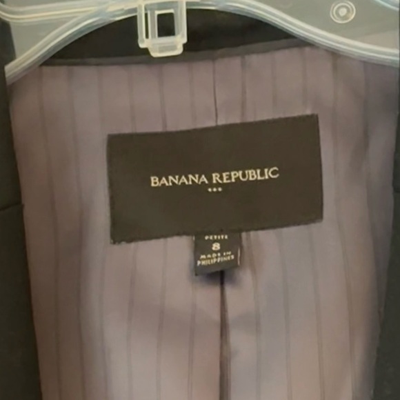 NWOT Banana Republic Classic Black Blazer size 8 - Picture 2 of 3